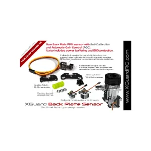 XGuard V2-Rückplatten-Drehzahlsensor